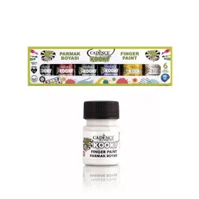 Kooky 6er Fingerfarbe Ser 30ML