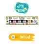 Kooky 6er Fingerfarbe Ser 30ML