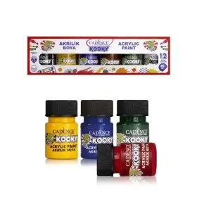 Kooky 12er Acrylfarbe Set 30ML