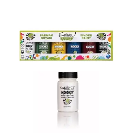 Kooky 6er Fingerfarbe Ser 90ML