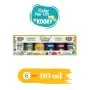 Kooky 6er Fingerfarbe Ser 90ML