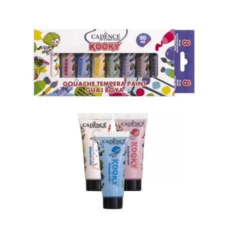 Kooky 8'li Guaj Boya Seti 20ML