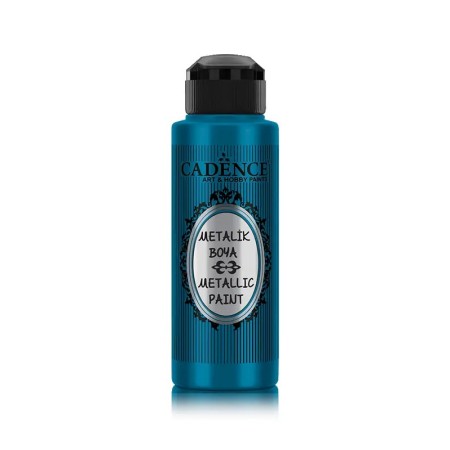 224 Türkis Dunkel Metallicfarbe für Rohflächen 120ML