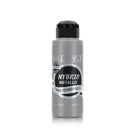 HM804 Silver Hybrid Multisurface Metallic Paint 120ML