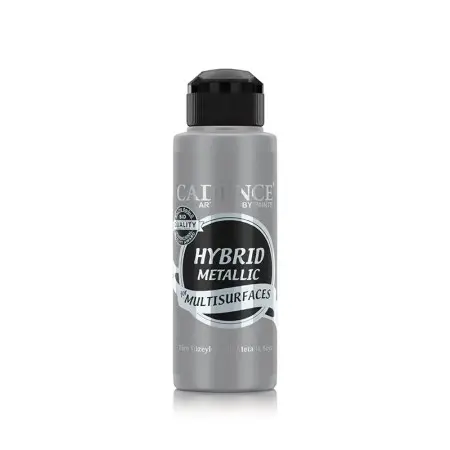 HM804 Silber Hybrid Multi-Oberfläche Metallic Farbe 120ML