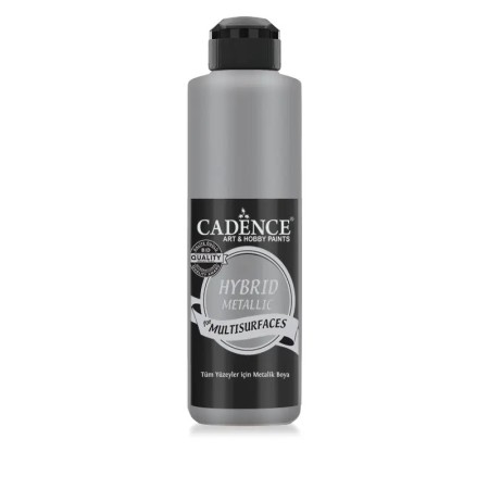 HM804 Silver Hybrid Multisurface Metallic Paint 500ML
