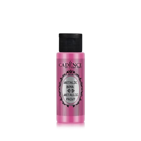 212 Koyu Pembe Cadence Ham Yüzeyler İçin Metalik Boya 70ML