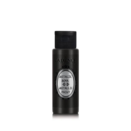 216 Siyah Cadence Ham Yüzeyler İçin Metalik Boya 70ML