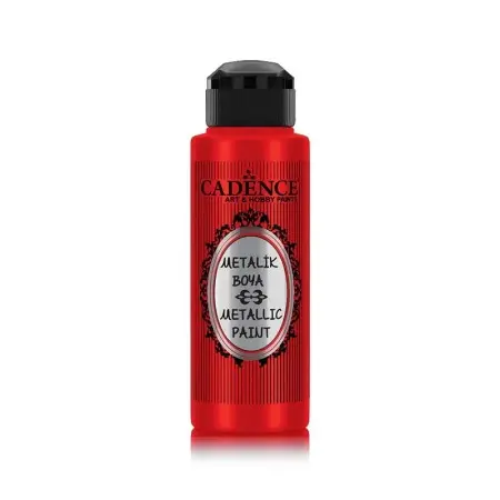 215 Kırmızı Cadence Ham Yüzeyler İçin Metalik Boya 120ML