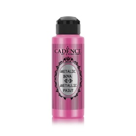 212 Koyu Pembe Cadence Ham Yüzeyler İçin Metalik Boya 120ML