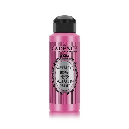 212 Koyu Pembe Cadence Ham Yüzeyler İçin Metalik Boya 120ML