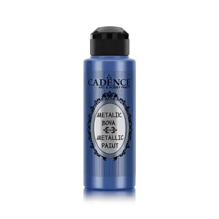 218 Gece Mavisi Cadence Ham Yüzeyler İçin Metalik Boya 120ML