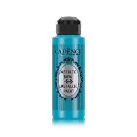 214 Turkuaz Cadence Ham Yüzeyler İçin Metalik Boya 120ML