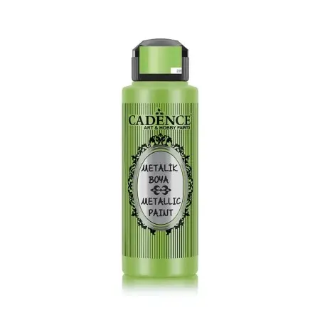 206 Pastel Yeşili Cadence Ham Yüzeyler İçin Metalik Boya 120ML