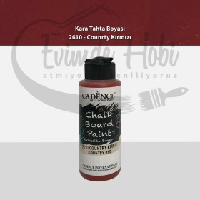 2610 Country Kırmızı Kara Tahta Boyası  120ML