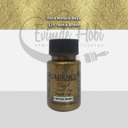 125 Antique Bronze Dora Metallic Paint 50ML