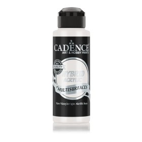 H001 Weiß Hybrid Multi-Oberfläche Acrylfarbe 120ML