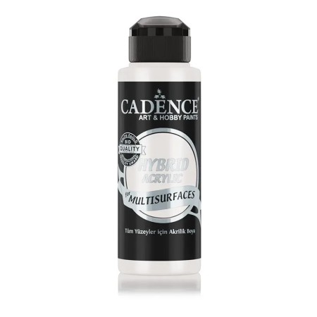 H001 White Hybrid Multisurface Acrylic Paint 120ML
