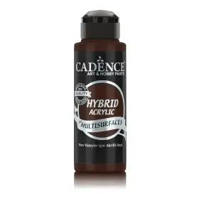 H018 Dunkelbraun Hybrid Multi-Oberfläche Acrylfarbe 120ML