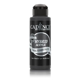 H091 Anthracite Black Hybrid Multisurface Acrylic Paint 120ML