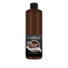 H017 Chocolate Hybrid Multisurface Acrylic Paint 500ML
