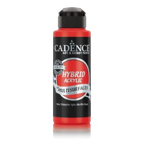 H106 Rot Liebesapfel Hybrid Multi-Oberfläche Acrylfarbe 120ML