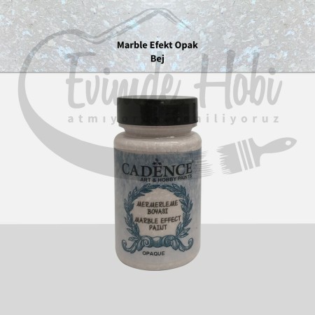 Cadence Opak Mermer Boyası 20 Bej 90ML