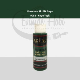 Premium Akrilik Boya 9052 Koyu Yeşil 70ML