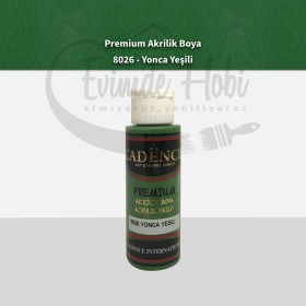 Premium Akrilik Boya 8026 Yonca Yeşili 70ML