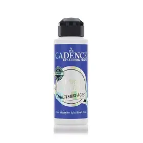 HSG001 Weiß Multi-Oberfläche Silber Glitzernd Hybridfarbe 120ML