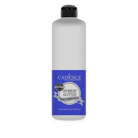 HSG001 White - Silver Glitter Hybrid Multisurface Paint 500ML
