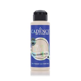 HSG002 Pure White - Silver Glitter Hybrid Multisurface Paint 120ML