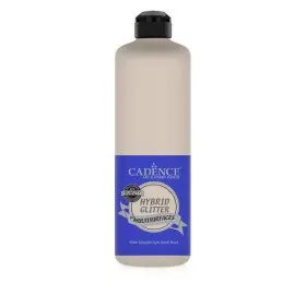 HSG002 Pures Weiß Multi-Oberfläche Silber Glitzernd Hybridfarbe 500ML