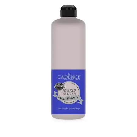 HSG004 Antique White - Silver Glitter Hybrid Multisurface Paint 500ML