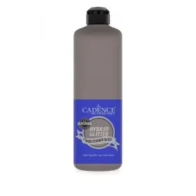 HSG066 Stein Multi-Oberfläche Silber Glitzernd Hybridfarbe 500ML