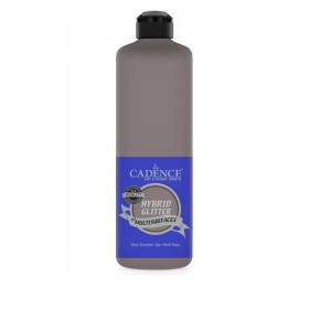 HSG066 Stone - Silver Glitter Hybrid Multisurface Paint 500ML