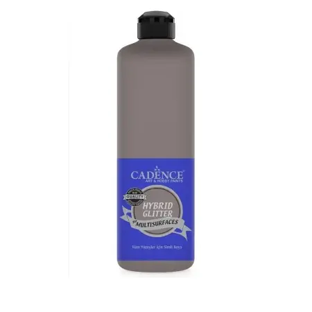 HSG066 Stone - Silver Glitter Hybrid Multisurface Paint 500ML