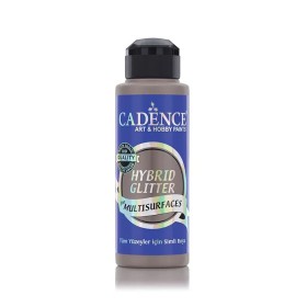 HSG066 Stone - Silver Glitter Hybrid Multisurface Paint 120ML