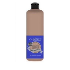 HSG094 Salmon - Silver Glitter Hybrid Multisurface Paint 500ML
