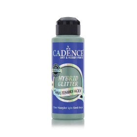 HSG089 Mold Green - Silver Glitter Hybrid Multisurface Paint 120ML