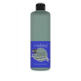 HSG089 Mold Green - Silver Glitter Hybrid Multisurface Paint 500ML