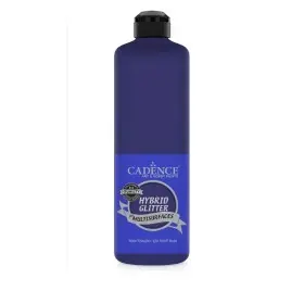 HSG038 Ultramarine Blau Multi-Oberfläche Silber Glitzernd Hybridfarbe 500ML