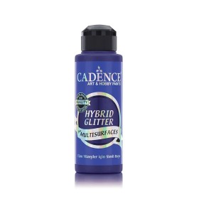 HSG038 Ultramarin Mavi – Gümüş Simli Hibrit Multisurface 120ML
