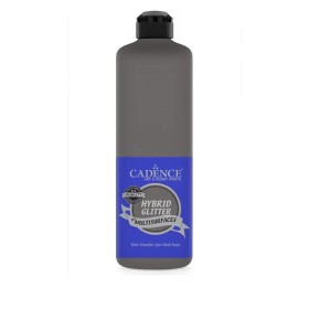 HSG081 Graffiti Gray - Silver Glitter Hybrid Multisurface Paint 500ML