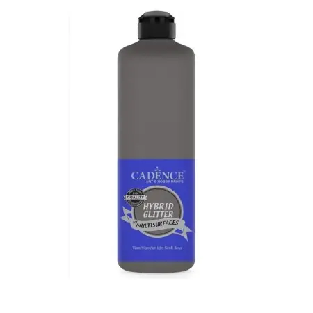 HSG081 Graffiti Grau Multi-Oberfläche Silber Glitzernd Hybridfarbe 500ML