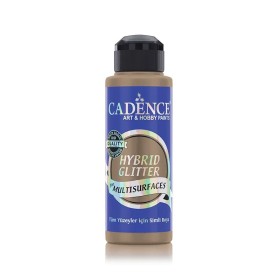 HSA102 Cardboard - Gold Glitter Hybrid Multisurface Paint 120ML
