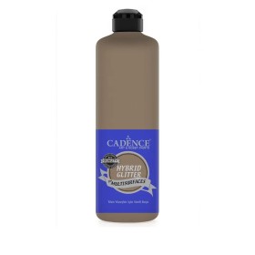 HSA102 Cardboard - Gold Glitter Hybrid Multisurface Paint 500ML