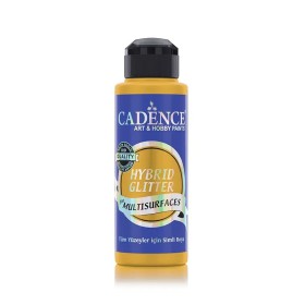 HSA103 Sun Yellow - Gold Glitter Hybrid Multisurface Paint 120ML