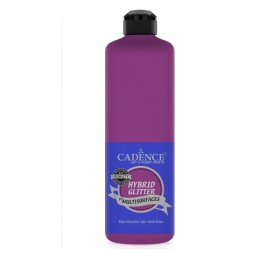 HSA107 Hazeran Purple - Gold Glitter Hybrid Multisurface Paint 500ML