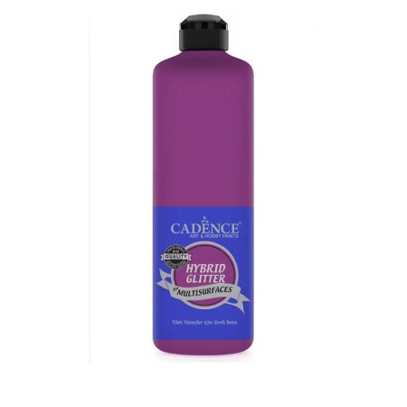 HSA107 Hazeran Purple - Gold Glitter Hybrid Multisurface Paint 500ML